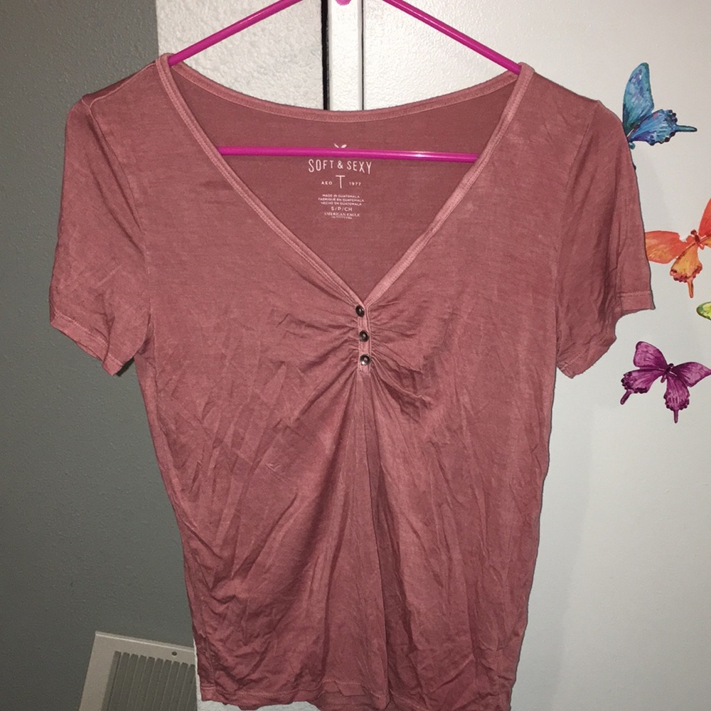 American Eagle Mauve Top